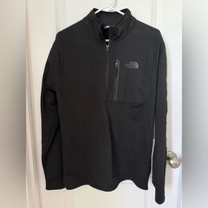 The North Face Black Half-Zip Fleece Pullover